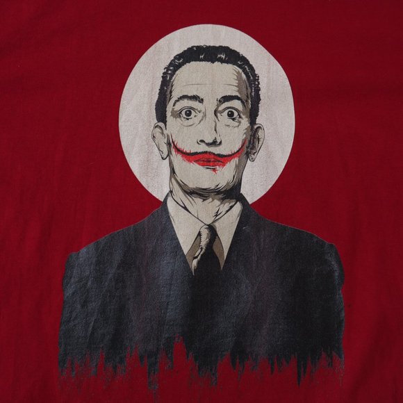 Salvador Dali Surrealist Art Red T Shirt, Size Large - Picture 6 of 7